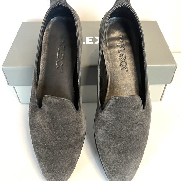 The Flexx Grey Suede Shoes - Picture 2 of 6